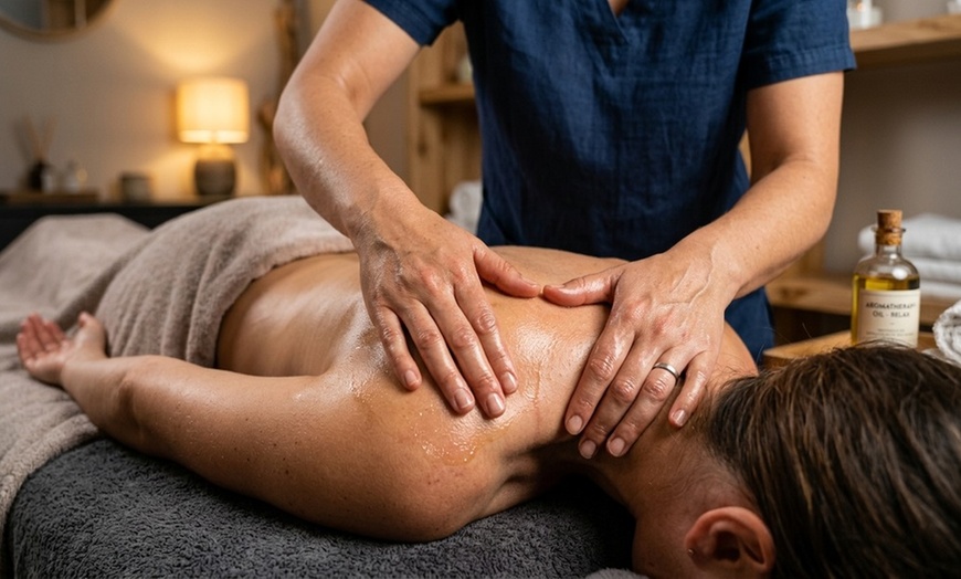 Image 7: 60-Min Therapeutic Body Massage with Hot Towel, Stone & Essential Oil