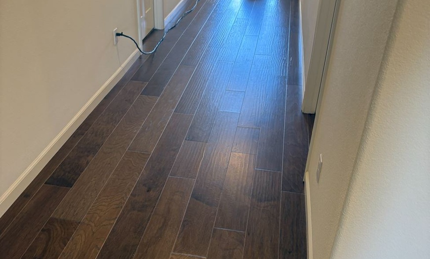 Image 4: Professional Hardwood or Luxury Vinyl Plank Floor Cleaning
