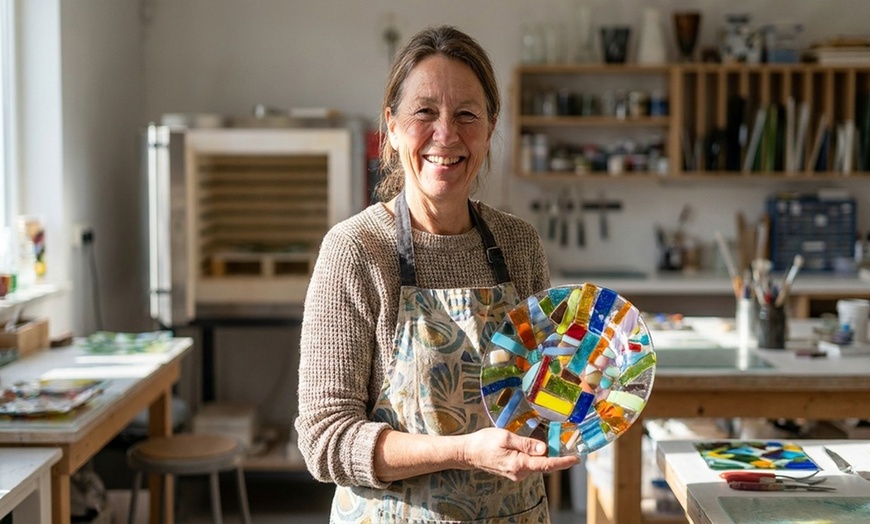 Image 2: Create Your Unique Masterpiece: Fused Art Class 