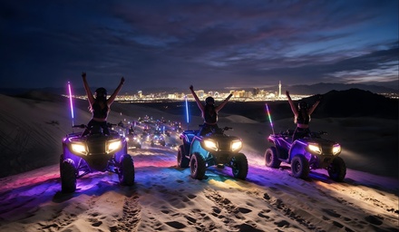 Night Glow ATV Tour | One Full Hour After Dark | One Person - Vegas Glow ATV Tours