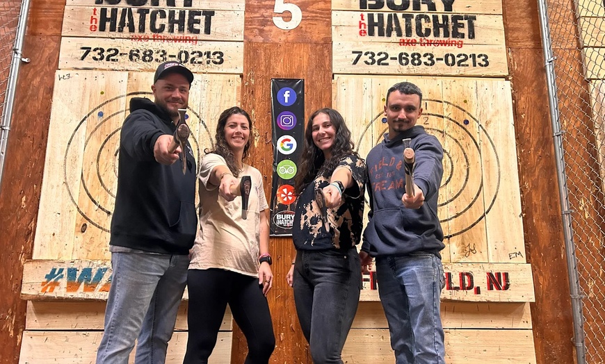 Image 6: Axe Throwing in Private Lane at Bury The Hatchet- Cherry Hill 