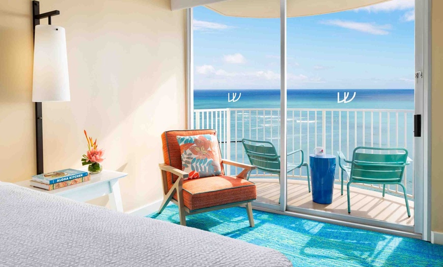 Image 34: Waikiki Beachfront Hotel with Daily Beach Credits