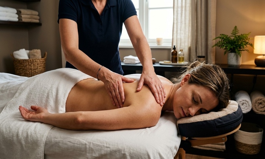 Image 4: 60-Min. Massage with Hot Stone for Individual or Couples