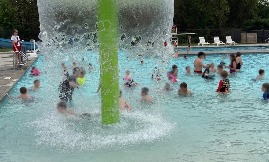Image 3: Outdoor Pool Evening Swim Passes for Families