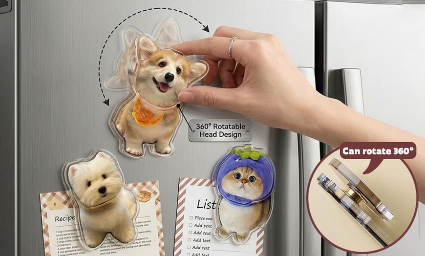 Image 17: Custom Photo Acrylic Fridge Magnets with Texts | Acrylic Gifts
