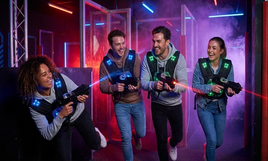 Image 4: Get Your Game On with Exciting Laser Tag and 30 Arcade Credits