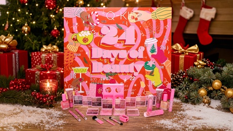 Q-KI 24 Days of Beauty Christmas Advent Calendar, Blush