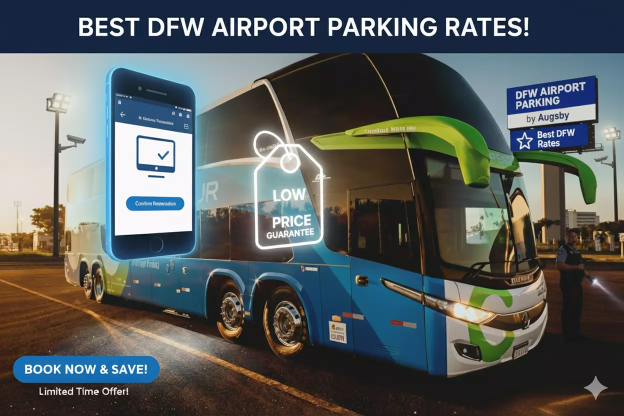 3, 5, or 7 Days of DFW Airport Parking with 24/7 Shuttle