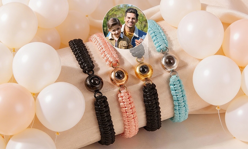 Image 16: Custom Photo Projection Bracelet, 1 or 2 (Up to 75% Off)