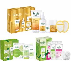 Simple 1x Glow Collection Gift set 3 piece, Brown
