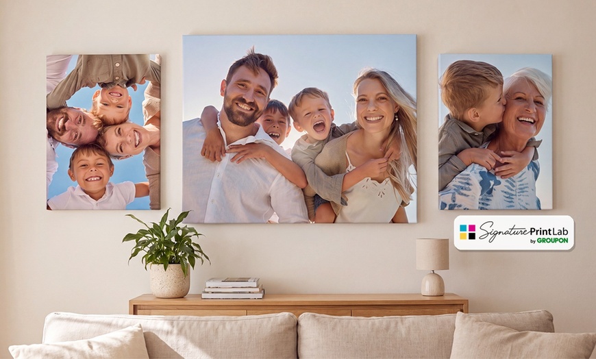 Image 8: Canvas Print Bundles by SignaturePrintLab by GROUPON