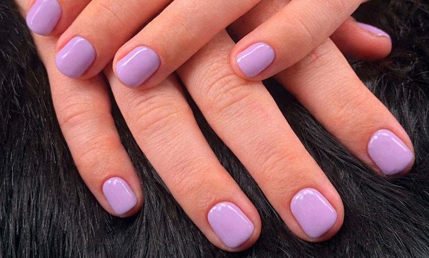 Image 7: Gel Manicure & Pedicure or Full Set Short Acrylic Nail with Gel Polish