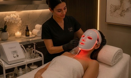 One 30 minute Microdermabrasion Facial with LED Red Light Therapy - Transforming Beauty Spa Inc.
