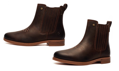 Cotswold Brown Cotswold Didbrook Womens Waterproof Leather Ankle Boots - Size 8