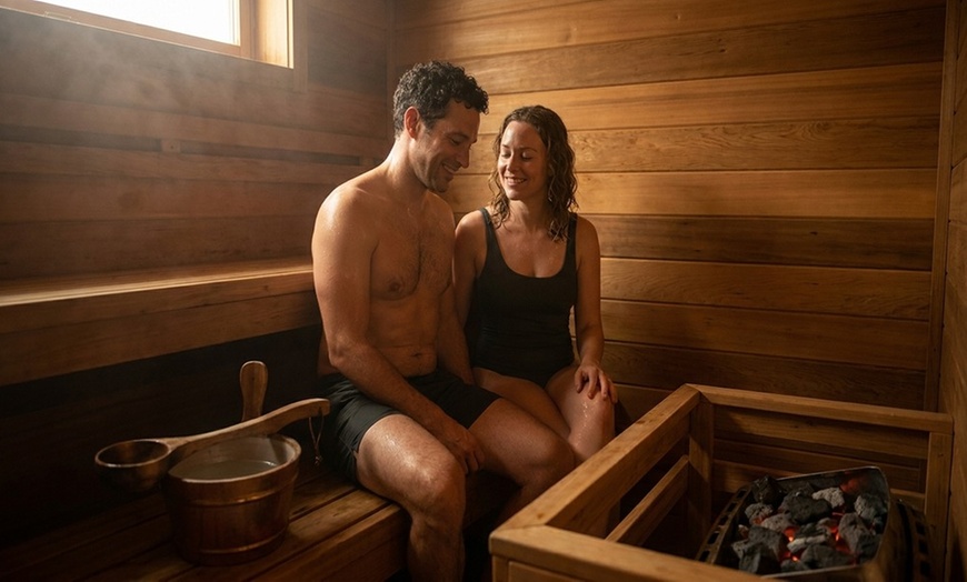 Image 8: Relax with Sauna and Cold Plunge for One or Two