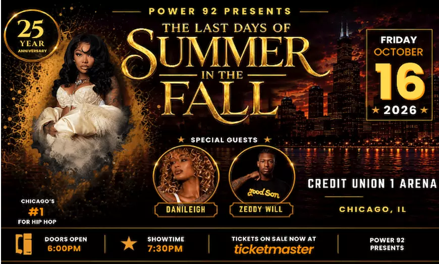 Summer Walker Dani Leigh Zeddy Will Credit Union 1 Arena Chicago