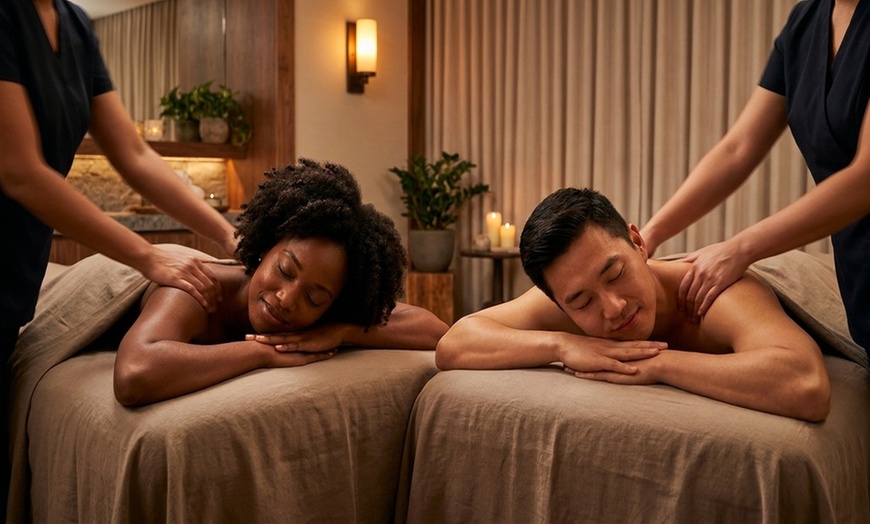 Image 3: Couples’ Spa Day with Swedish Massage and Private Jacuzzi