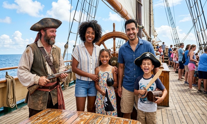 Image 2: Blackbeard's Pirate Ship Adventure and Treasure Hunt For 4 or 8
