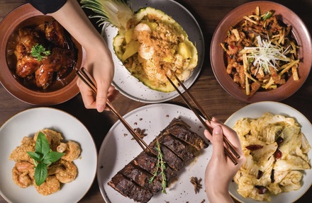 For One: 60-Mins of Unlimited Signature Cocktails & Two Dim Sum or Small Plates - The Tang