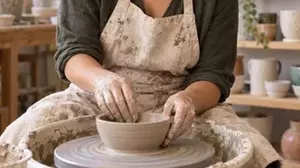 Pottery & Wheel Throwing Class for 1 or 2 (Mon-Thu)