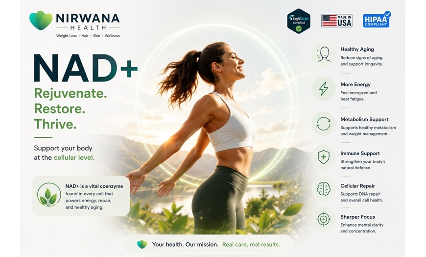 Image 4: 30 or 90-Day NAD+ Therapy: Nasal Spray & Injections with Consultation