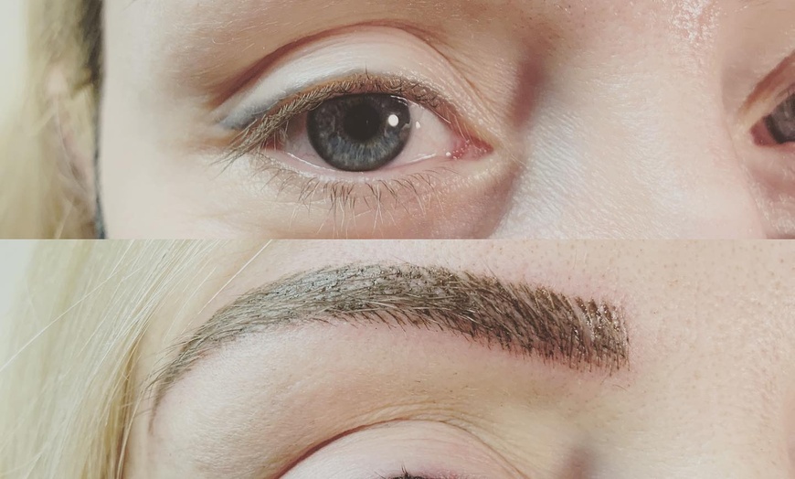 Image 3: Transform Your Brows with Precision Microblading Session