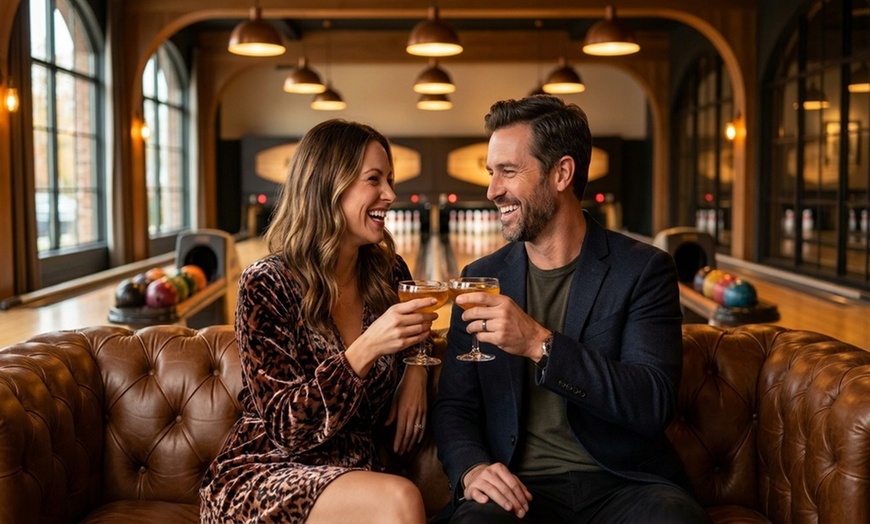 Image 2: Up to 70% Off on Bowling & Craft Cocktails at Bourbon Bowl