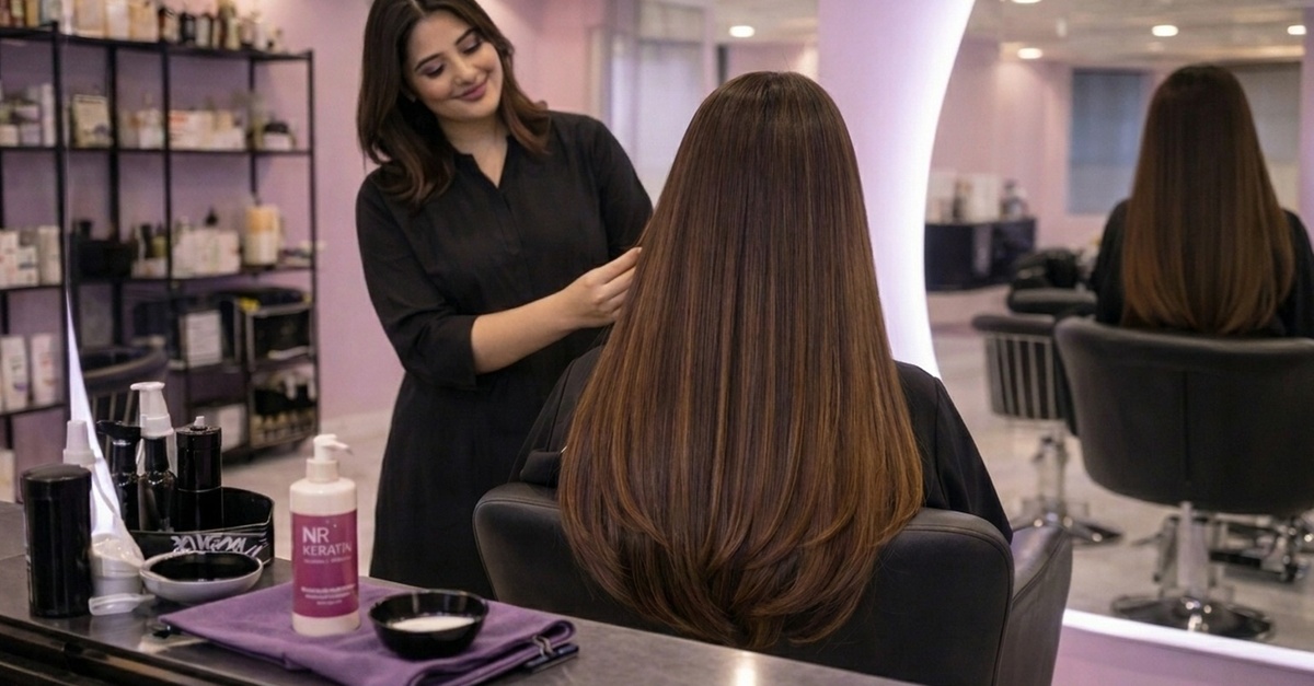 Hair Protein Or Keratin Treatment For Short, Medium Or Long Hair Length