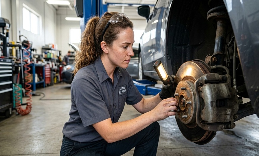 Image 3: Front or Full Brake Pad Replacement Service