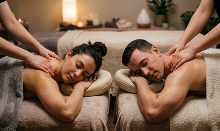 EARLY BIRD PRICING - LIMITED SUPPLY: 60-Minute Couples Swedish or Deep Tissue Massage with Hot Stones - Revive Head to Toe Spa NYC