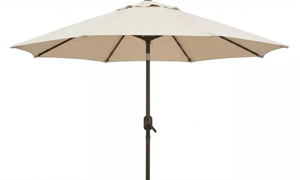 Ombrellone da esterno con manovella e inclinazione regolabile