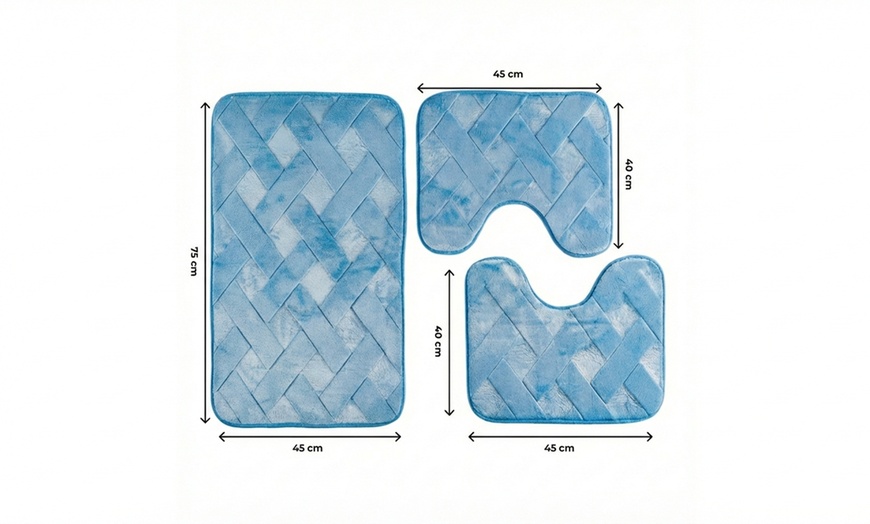 Image 11: 3-delige badkamermatset