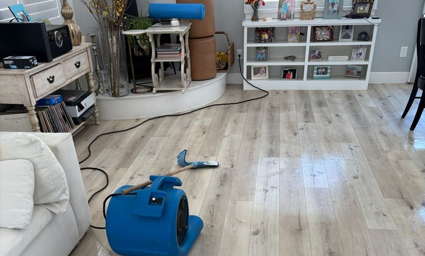 Image 2: Professional Hardwood or Luxury Vinyl Plank Floor Cleaning