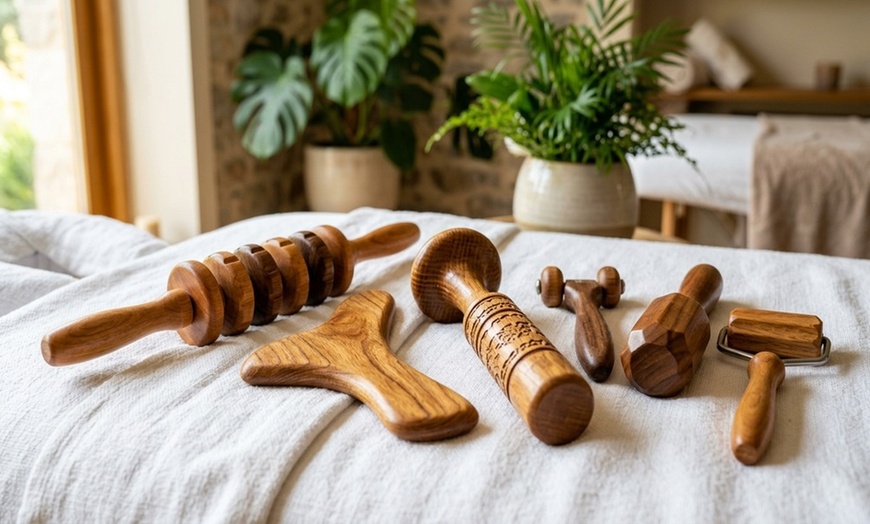 Image 2: 60 Min Post-Op Lymphatic Drainage Massages w/ Optional Wood Therapy 