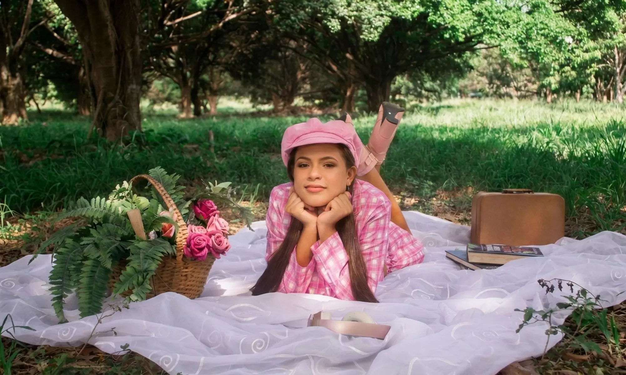 Sesión de fotos de quinceañera con 20 fotos editadas y una ampliación