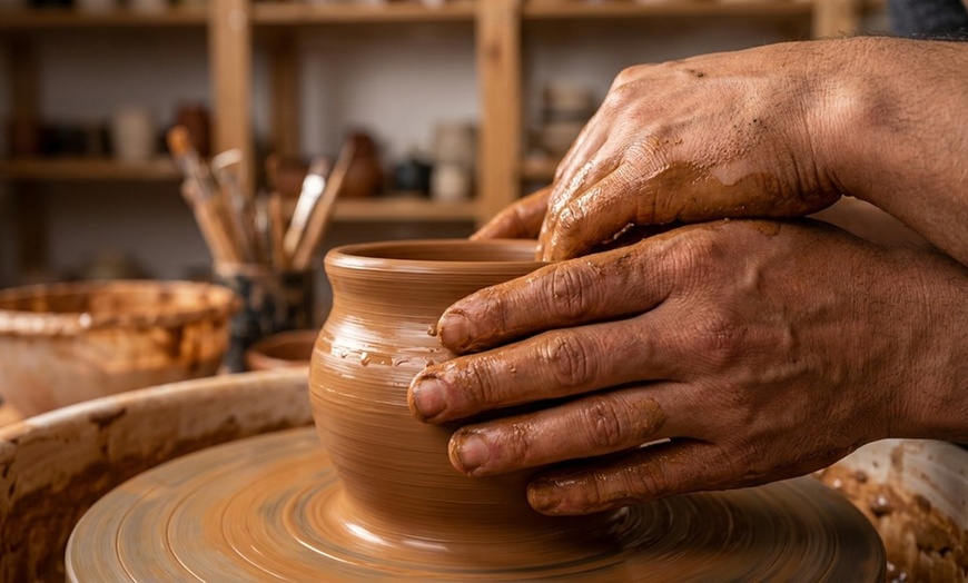 Image 2: Pottery Wheel Class Deals & Discounts: 90-Minute Class