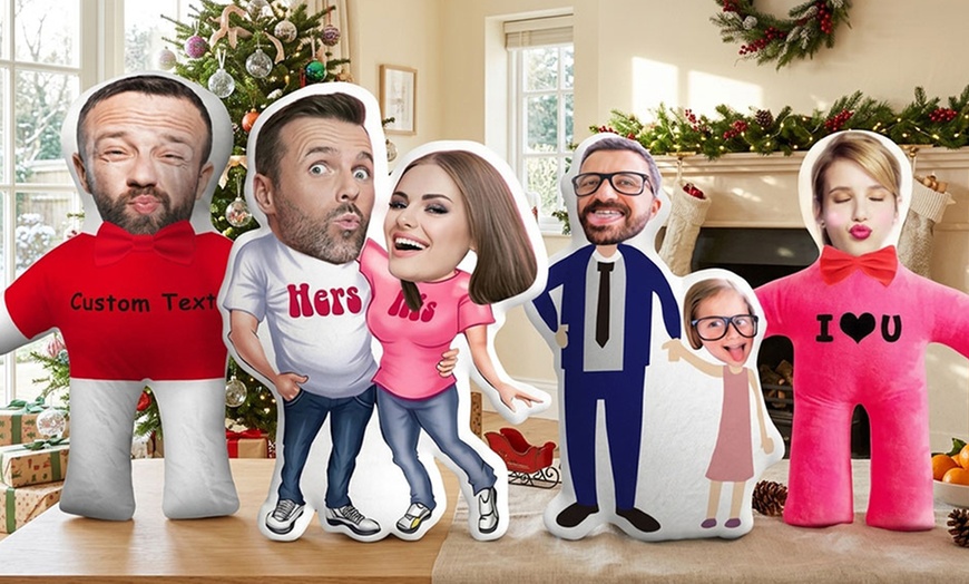 Image 4: Up to 81% Off Personalized Face Pillows from Justyling