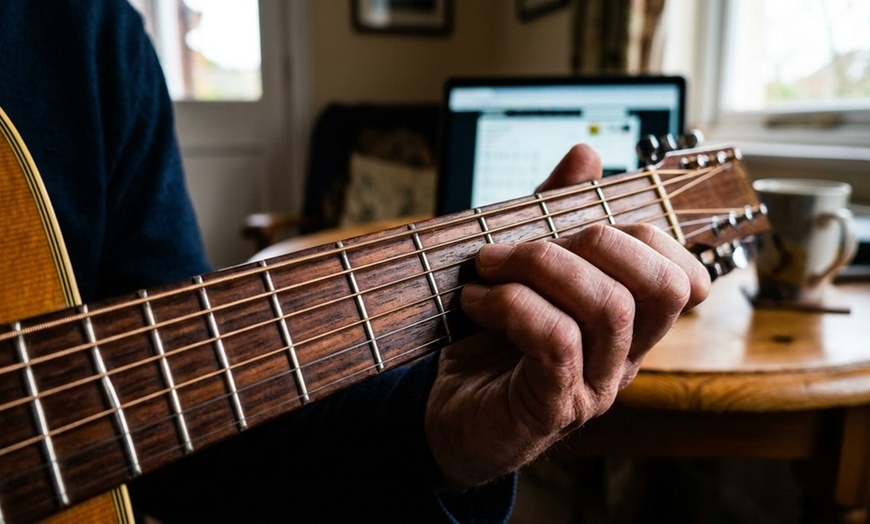 Image 4: Online Guitar Lessons with Jeffrey Thomas (Up to 80% Off)