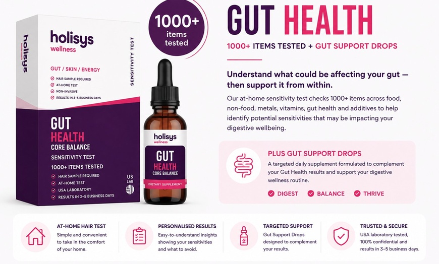 Image 7: Comprehensive Sensitivity Tests for Gut, Skin, Energy & Hormones