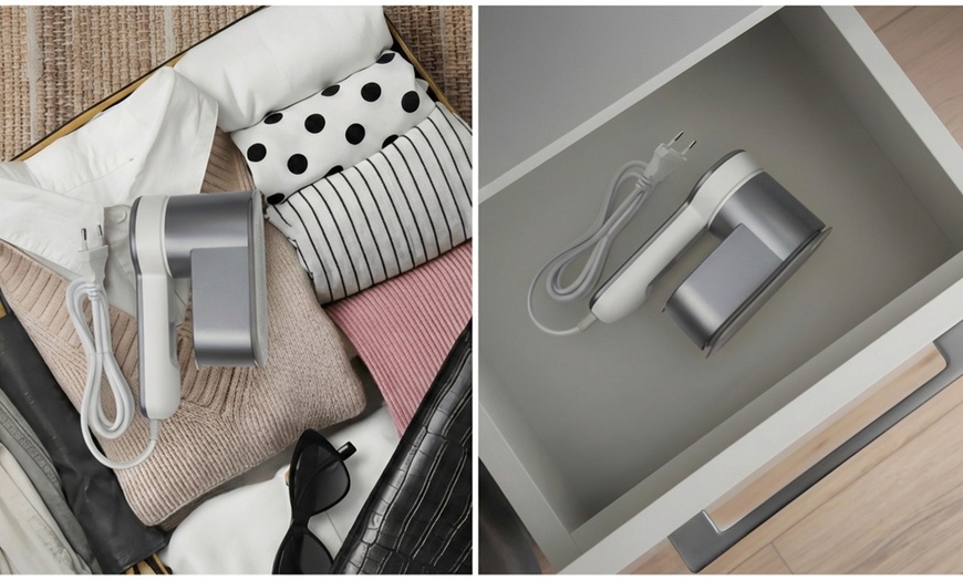 Image 8: Miniplancha de viaje con función de planchado en seco y a vapor