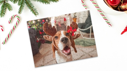 One Personalized 7.5" x 9.5" Puzzle Set (Shipping Not Included) - CanvasOnSale