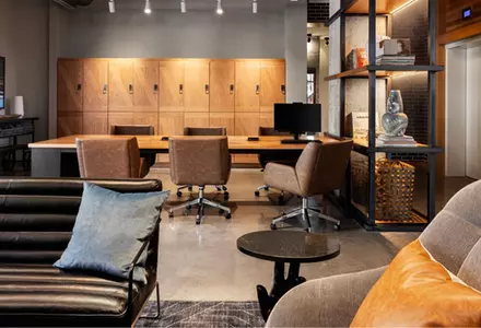 Business center and meeting rooms