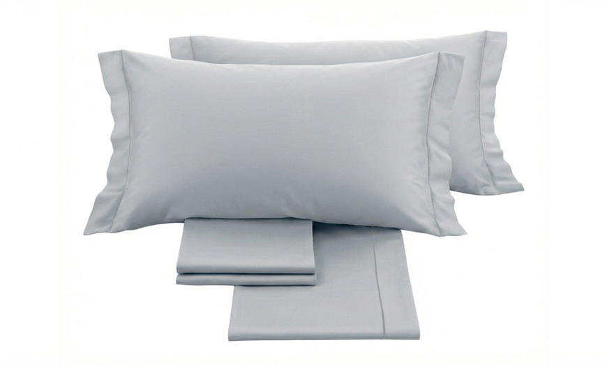 Image 5: Completo lenzuola matrimoniale in raso 60/60