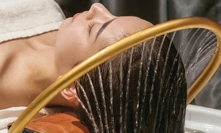 For One: 60 Minute Signature Head Spa Treatment with Massage on the Shoulders, Neck, Arms, Head & Scalp - Sandy Facial And Wellness