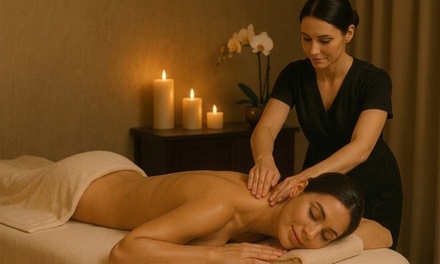 45-Minute Relaxation Massage Combo: 30-Min Foot + 15-Min Head & Arms with Hot Stones and Foot Detox - Lumiere Spa
