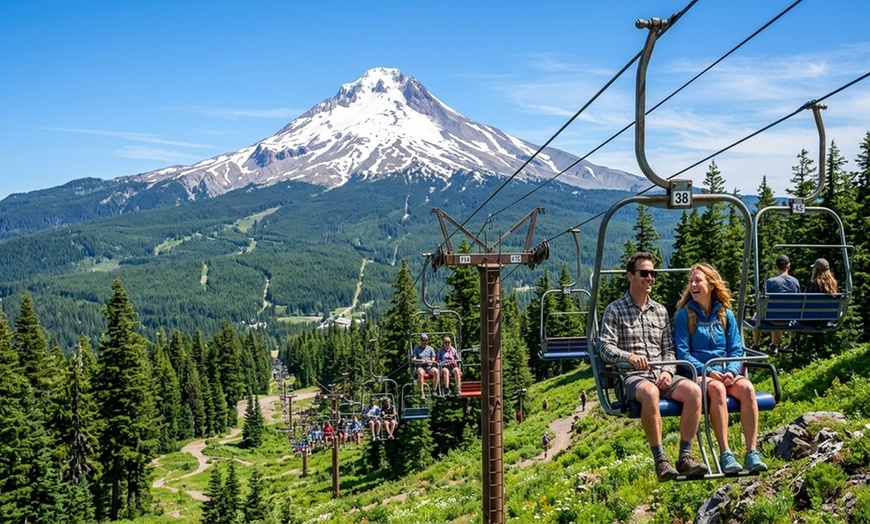Image 2: Scenic Chairlift Ride for All Ages at Mt. Hood Meadows Ski Resort 