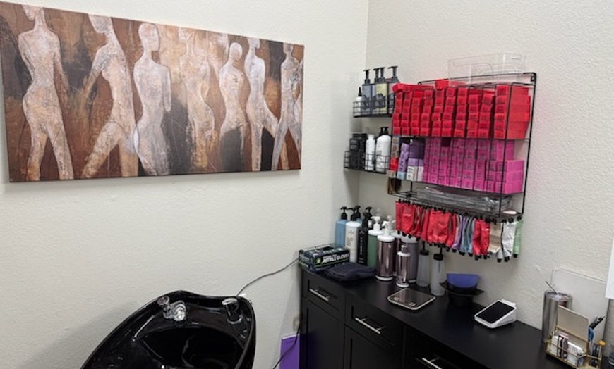 Image 7: Fresh Highlights, Color Retouch, or Perm with Haircut & Blowdry