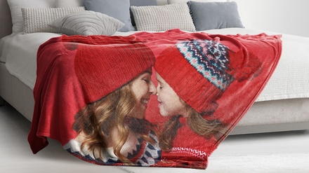 One 80"x60'' Fleece Blanket - discounted shipping not included - Canvas On Sale