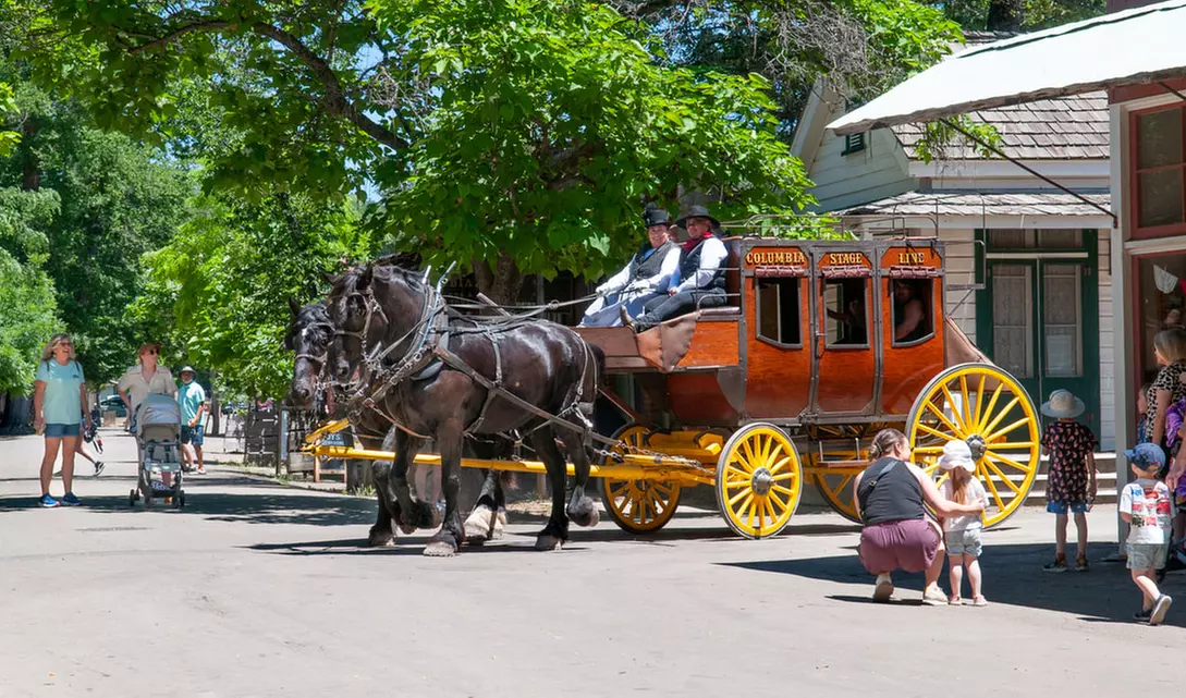 Wild West Stagecoach Rides – Columbia State Historic Park