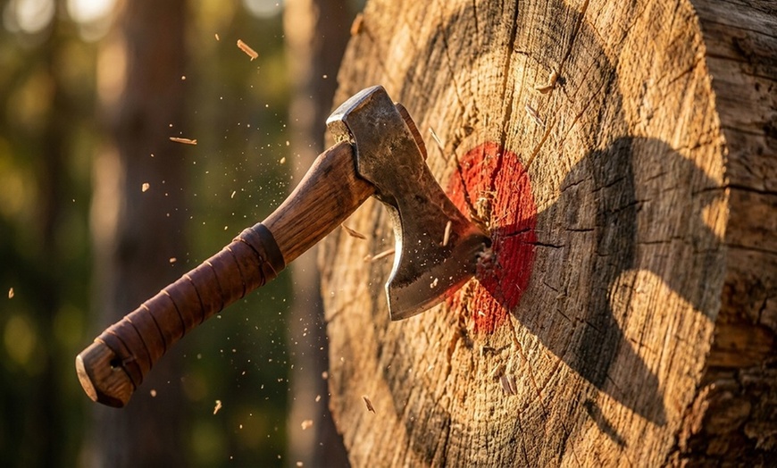 Image 4: Axe Throwing, Smash Room & Paint Room Packages at iSmash Rochester